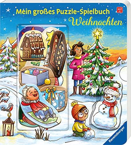 Mein großes Puzzle-Spielbuch: Weihnachten