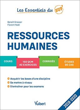 Ressources humaines : cours, 120 QCM, 25 exercices, études de cas, corrigés