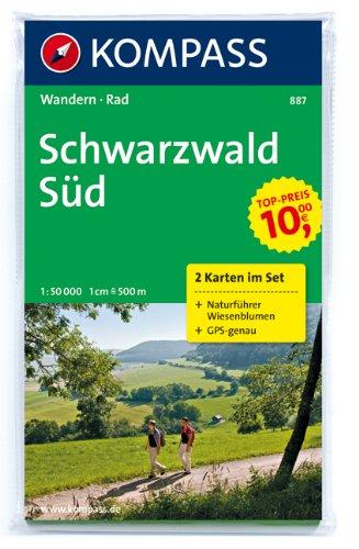 Schwarzwald Süd 1 : 50000: Wanderkarten-Set mit Naturführer in der Schutzhülle. GPS-genau