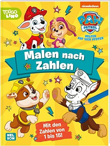 PAW Patrol: Malen nach Zahlen: Mehr als 40 Bilder mit den Zahlen 1-15 | (ab 3 Jahren)