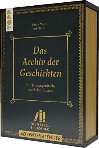 Die Rätselbibliothek. Adventskalender – Das Archiv der Geschichten: Mit 24 Escape-Rätseln durch den Advent: Der Schuber mit 24 Heften, für Rätselspaß im Advent