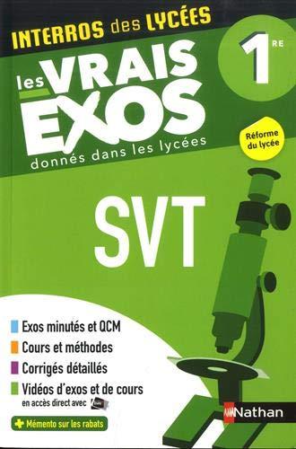 SVT 1re : les vrais exos donnés dans les lycées : réforme du lycée