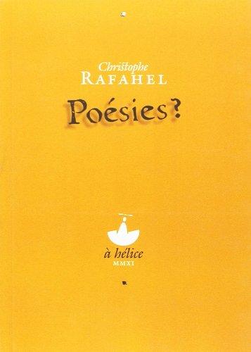 Poésies ?