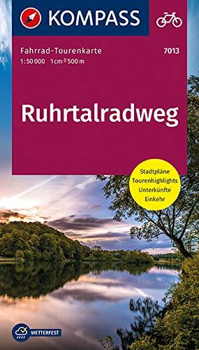 Fahrrad-Tourenkarte Ruhrtalradweg: Fahrrad-Tourenkarte. GPS-genau. 1:50000. (KOMPASS-Fahrrad-Tourenkarten, Band 7013)