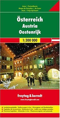 Freytag Berndt Autokarten, Österreich - Maßstab 1:300 000