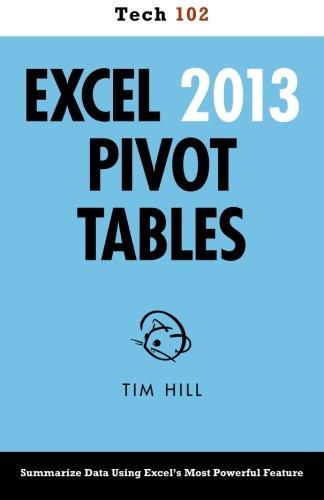 Excel 2013 Pivot Tables (Tech 102)