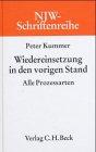 Wiedereinsetzung in den vorigen Stand