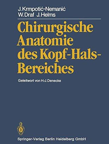 Chirurgische Anatomie des Kopf-Hals-Bereiches