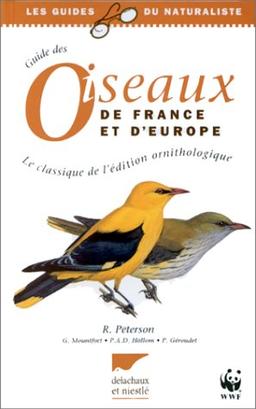 Guide des oiseaux de France et d'Europe