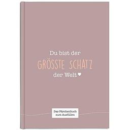 Du bist der größte Schatz der Welt: Ein einzigartiges Geschenk zum Ausfüllen (pastellviolett)