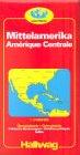 Hallwag Karte Mittelamerika; Amerique Centrale; Central America; America Central