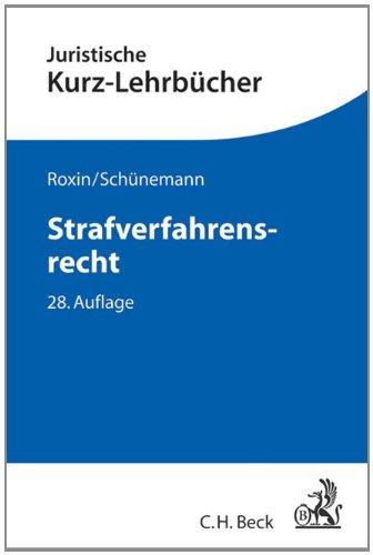 Strafverfahrensrecht: Ein Studienbuch