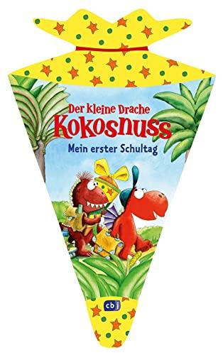 Der kleine Drache Kokosnuss – Mein erster Schultag: Das perfekte Geschenkbuch in Form einer Schultüte gestanzt. Mit Seiten zum Eintragen