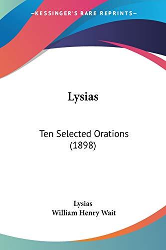 Lysias: Ten Selected Orations (1898)