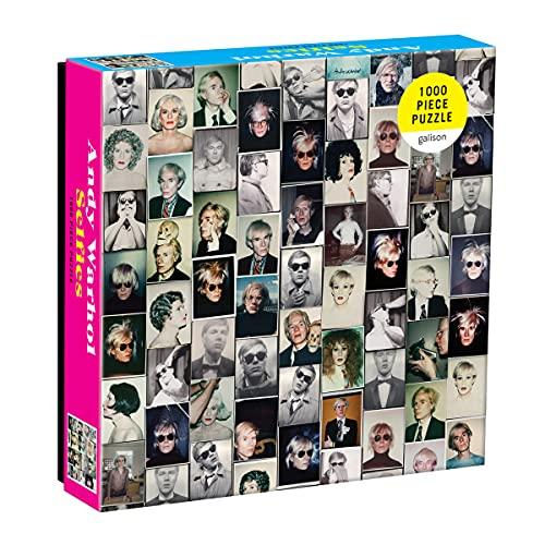 Andy Warhol Selfies Puzzle in a Square Box: 1000 Pieces