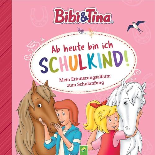 Bibi & Tina: Ab heute bin ich Schulkind! Mein Erinnerungsalbum zum Schulanfang: Eintragbuch für Einschulung und Schulstart. Ankreuzen, ausfüllen und Fotos einkleben