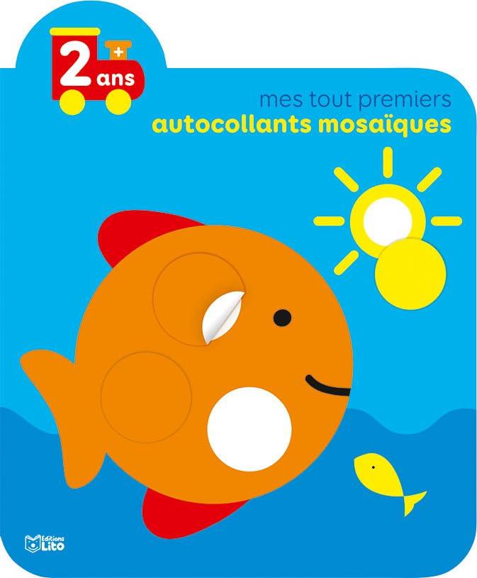 Le poisson : mes tout premiers autocollants mosaïques