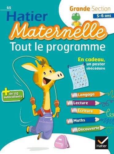 Tout le programme : grande section, 5-6 ans