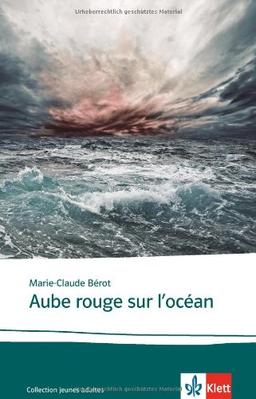 Aube rouge sur l'océan