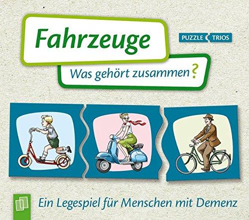 Fahrzeuge - Was gehört zusammen? Ein Legespiel für Menschen mit Demenz (Puzzle-Trios)