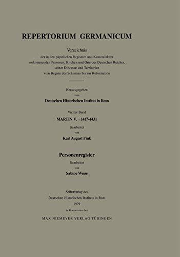 Personenregister (Repertorium Germanicum. Martin V. (1417-1431))