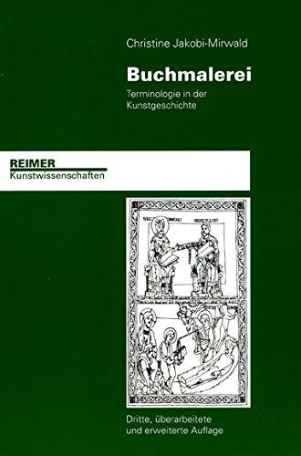 Buchmalerei: Terminologie in der Kunstgeschichte