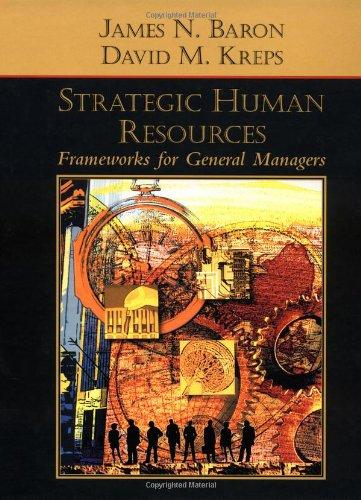 Strategic Human Resources: Frameworks for General Managers