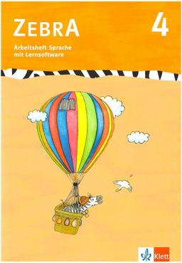 Zebra 4. Arbeitsheft Sprache 4. Schuljahr: Baden-Württemberg, Berlin, Brandenburg, Bremen, Hamburg, Hessen, Mecklenburg-Vorpommern, Niedersachsen, ... Sachsen-Anhalt, Schleswig-Holstein: BD 4