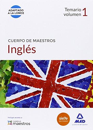 Cuerpo de Maestros Inglés.: Temario 2 (Maestros 2015)