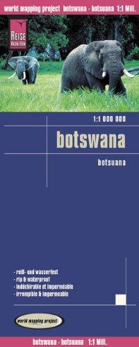 Reise Know-How Landkarte Botswana (1:1.000.000): GPS-tauglich, reiß- und wasserfest: world mapping project