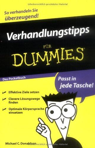 Verhandlungstipps für Dummies Das Pocketbuch