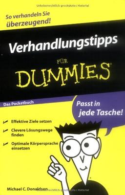 Verhandlungstipps für Dummies Das Pocketbuch