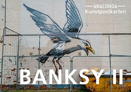 Postkarten-Set Banksy II: 18 Kunstpostkarten aus hochwertigem Karton. ca. 0,44€ pro Karte. Berühmte Banksy Bilder: Streetart zum Sammeln, Verschicken ... Postcrossing (Anaconda Postkarten, Band 61)