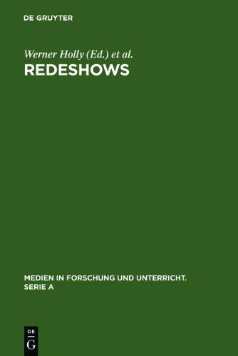 Redeshows: Fernsehdiskussionen in der Diskussion (Medien in Forschung Und Unterricht. Serie a)