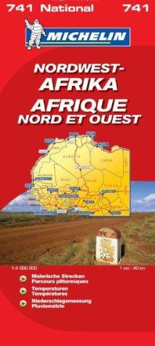 Nordwest-Afrika (Michelin Nationalkarte)