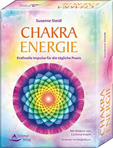 SET - Chakra-Energie: Kraftvolle Impulse für die tägliche Praxis - 50 Karten mit Begleitbuch