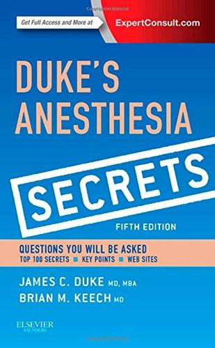 Anesthesia Secrets