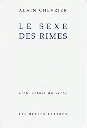 Le sexe des rimes