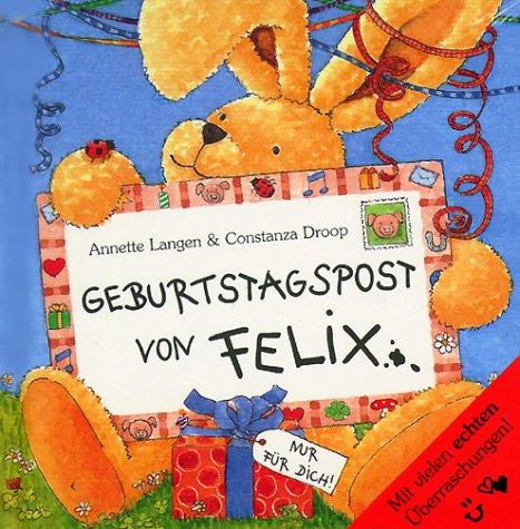 Geburtstagspost von Felix - Minibuch 12 x 12 cm mit vielen echten Ueberraschungen