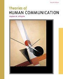 Theories of Human Communication With Infotrac (Wadsworth Series in Speech Communication)