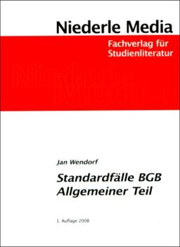 Standardfälle BGB Allgemeiner Teil