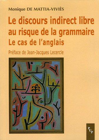 Le discours indirect libre au risque de la grammaire : le cas de l'anglais