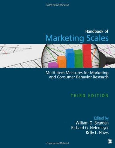 Handbook of Marketing Scales: Multi-Item Measures for Marketing and Consumer Behavior Research (Association for Consumer Research)