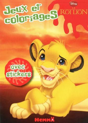 Le roi lion : jeux et coloriages avec stickers