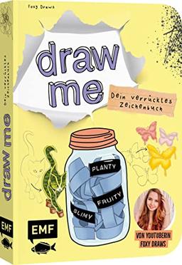 Dein verrücktes Zeichenbuch – Draw me ... fruity, slimy, shiny, planty – Von YouTuberin Foxy Draws