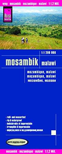 Reise Know-How Landkarte Mosambik, Malawi (1:1.200.000): world mapping project