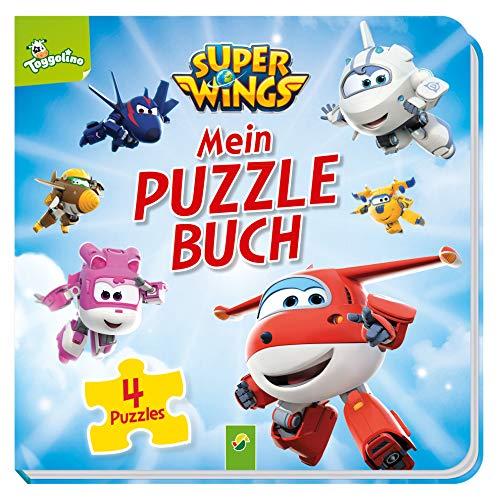 Super Wings - Puzzlebuch: 4 Puzzles mit je 12 Teilen