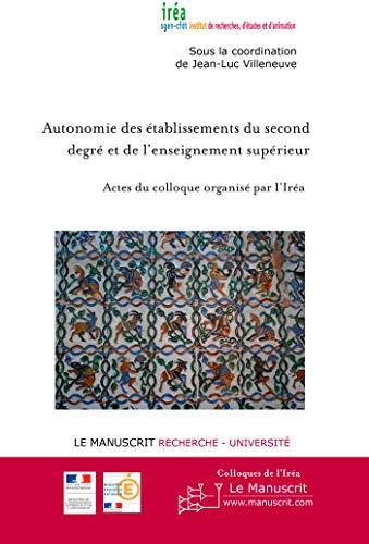 Autonomie des établissements du second degré