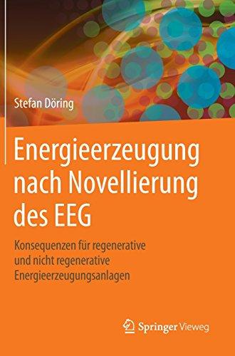 Energieerzeugung nach Novellierung des EEG: Konsequenzen für regenerative und nicht regenerative Energieerzeugungsanlagen