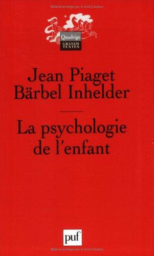 La psychologie de l'enfant